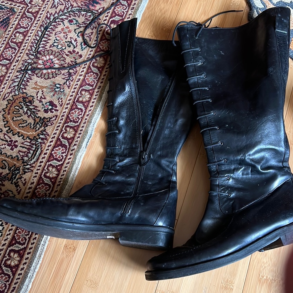Italian soft leather boots